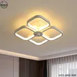 Modern 4-Ring LED Ceiling Light - 2