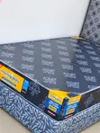Superfoam 4x6x8 Plain Morning Glory Mattress - Grey/Stripes - 1