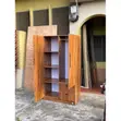 VOGO Wardrobe Milango 2 - Natural Wood Finish - 1