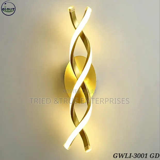 Designer LED Wall Lights - Modern Twist - 1