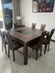 8 Seater Dining Table with Chairs - 2