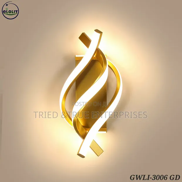 Luxury Twist-Design LED Wall Sconces - 1