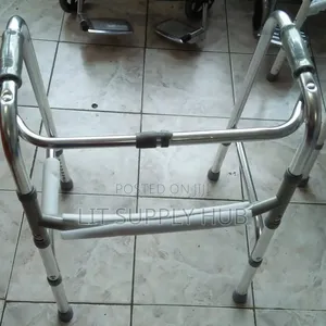 Foldable Aluminium Walking Frame with Adjustable Height