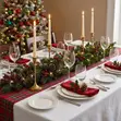 Pre-Lit Classic Pinecone & Red Berry Christmas Garland - 1