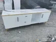 Modern Rectangular TV Stand with Marble Top - 1