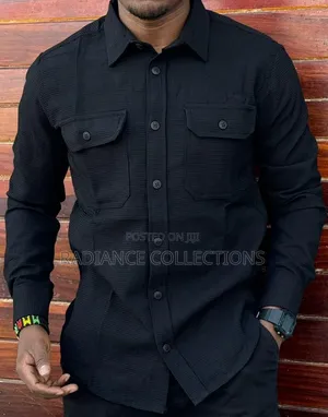 Men's Double-Pocket Casual Shirts