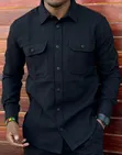 Men's Double-Pocket Casual Shirts - 1