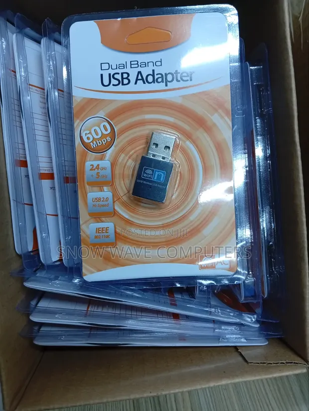 600 Mbps USB 2.0 WiFi Dongle - 2.4GHz & 5GHz - 1