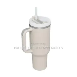 Thermos ya Stainless Steel 40oz yenye Handle na Straw