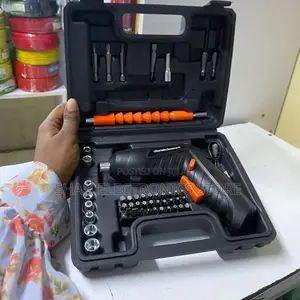 48PCS Portable Electric Screwdriver Set 4.2V Cordless