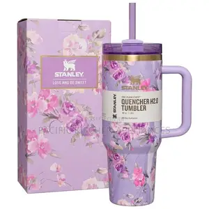 Stanley Quencher H2.0 FlowState Tumbler - Maua ya Zambarau