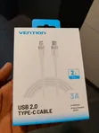 Vention USB 2.0 Type-C hadi Type-C Cable 2m - 1
