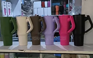 1200ml Insulated Mug with Straw