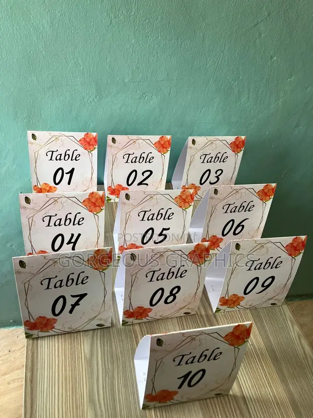 Custom Branded Table Talkers - 1