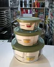 3-Piece Borosilicate Glass Baking Set - 1