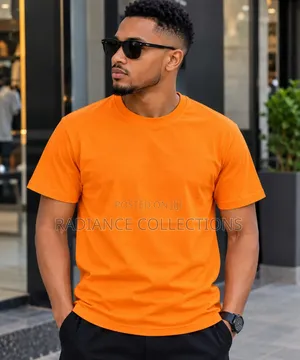 T-Shirt za Pamba Safi Plain (Size M-2XL)