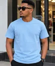 T-Shirt za Pamba Safi Plain (Size M-2XL) - 2