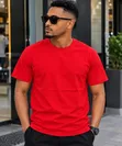 T-Shirt za Pamba Safi Plain (Size M-2XL) - 3
