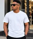T-Shirt za Pamba Safi Plain (Size M-2XL) - 4
