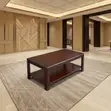 Executive Design Coffee Table Mbao za Mahogany - 4
