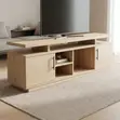 1.8m Wooden TV Stand with Shelves - 3