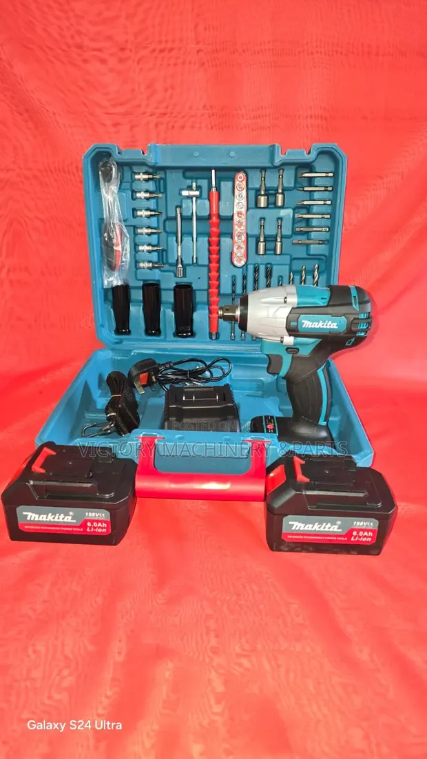 Makita 198V Cordless Impact Wrench - 6.0Ah - 1