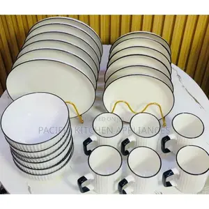 24-Piece Japanese Ceramic Dinner Set for 6