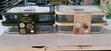 1200ml Borosilicate Glass Baking Containers - 2