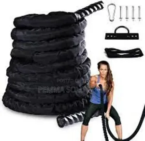 Fitness Pro Battle Ropes with Sheath and Anchor
