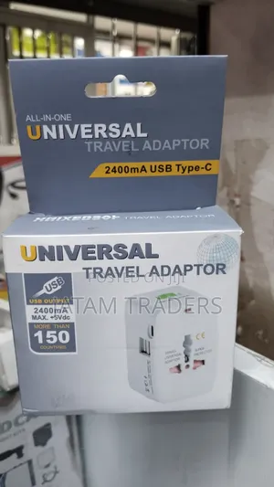 Universal Travel Adapter with USB Type-C