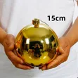 Large 15cm Christmas Baubles - Gold & Red - 4