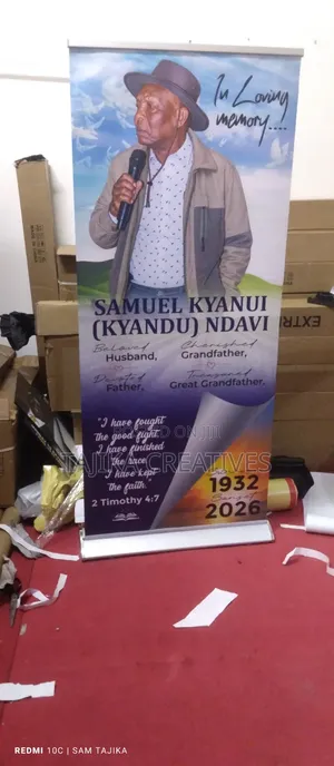 Well Designed Burial Roll Up Banner Printing