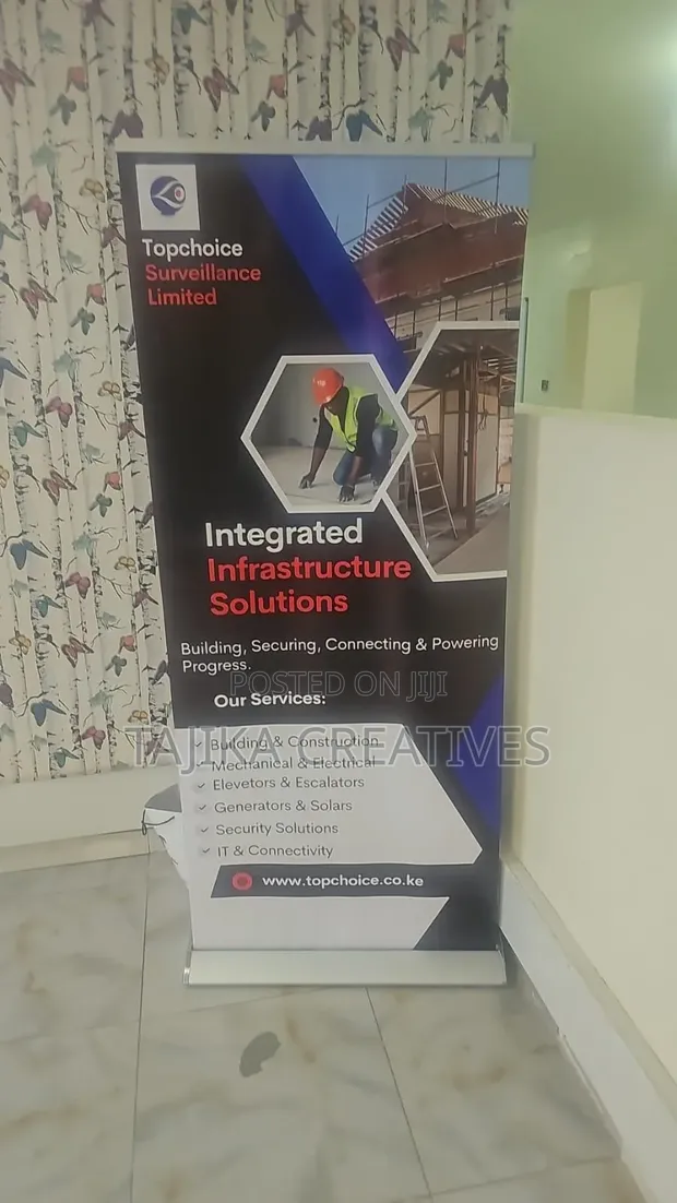 Office Space Broadbase Roll Up Banner Printing - 1