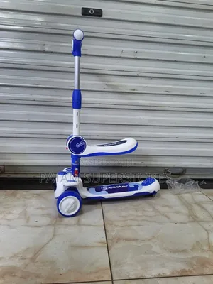 Toddler Scooter with Chair - Blue