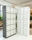 Grey 15-Locker Metallic Office Filing Cabinet - 1