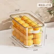 Stackable Acrylic Fridge Organizers with Wheels - 5