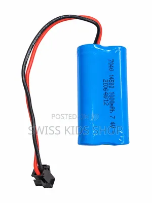 Betri ya Rechargeable 7.4V 1000mAh kwa Magari ya RC na Vichezeo (SM 2P)