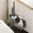 3-in-1 Wall-Mounted Toilet Cleaning Set - 3