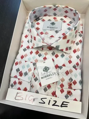 Varicoloured Pure Cotton Casual Shirts for Men (Big Sizes)