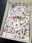 Varicoloured Pure Cotton Casual Shirts for Men (Big Sizes) - 1