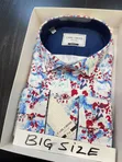 Varicoloured Pure Cotton Casual Shirts for Men (Big Sizes) - 5