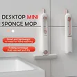 Self-Squeezing Desktop Mini Mop - 2