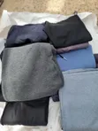 Thrifted Wide Leg Sweat Pants - 1