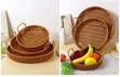 Handmade Rattan Decor and Serving Trays - 2