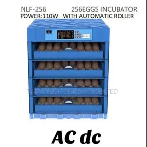 AC/DC 256-Egg Incubator with Automatic Roller