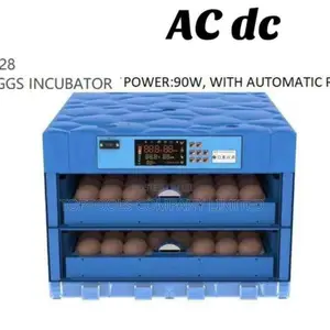 AC/DC Incubator ya Mayai 128 yenye Automatic Roller