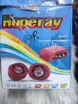 Hoperay 3.5-Inch Motorcycle Speaker System with Bluetooth, FM, and App Control - 1