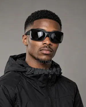 Matte Black Sports Sunglasses - Midnight