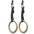 Gymnastics Workout Rings with Adjustable Straps - 1