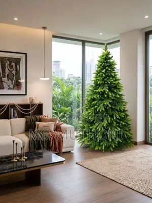 Mti wa Krismasi wa Kipekee wa Evergreen (6ft, 7ft, 8ft)
